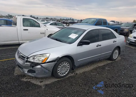 2007 Honda Accord 2.4 Vp from USA, damaged, VIN 1HGCM56177A030634